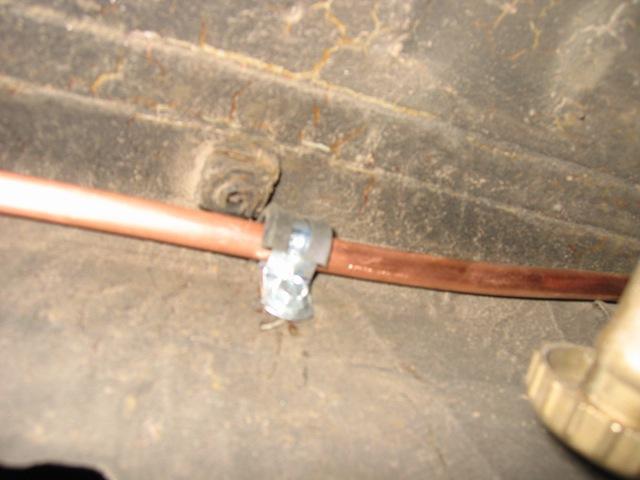 A 5 foot length of 3/8 copper pipe worked perfect for this