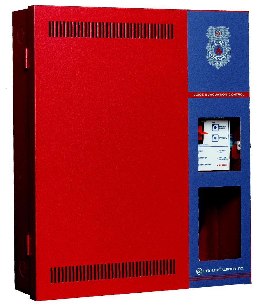 www.firelite.com GENERAL The Fire Lite FIRE COMMAND 25/50 is a state-of-theart, compact, stand-alone or slave Emergency Voice Evacuation Control Panel (VECP).