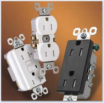 Tamper-resistant receptacles are available in a wide variety of models for various applications