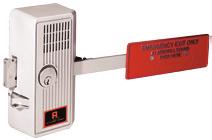 doors up to 36 Requires a mortise cylinder (not supplied) 715 715 15 Second Delayed Egress Exit Alarm SIRENLOCK Model 715 15 second delayed egress with instant 95db dual piezo alarm which meets UL