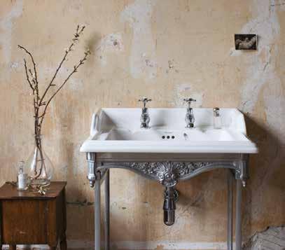 All Classic basins are available as 1, 2 or 3 tap holes on standard or regal pedestals or a range of washstands and furniture see