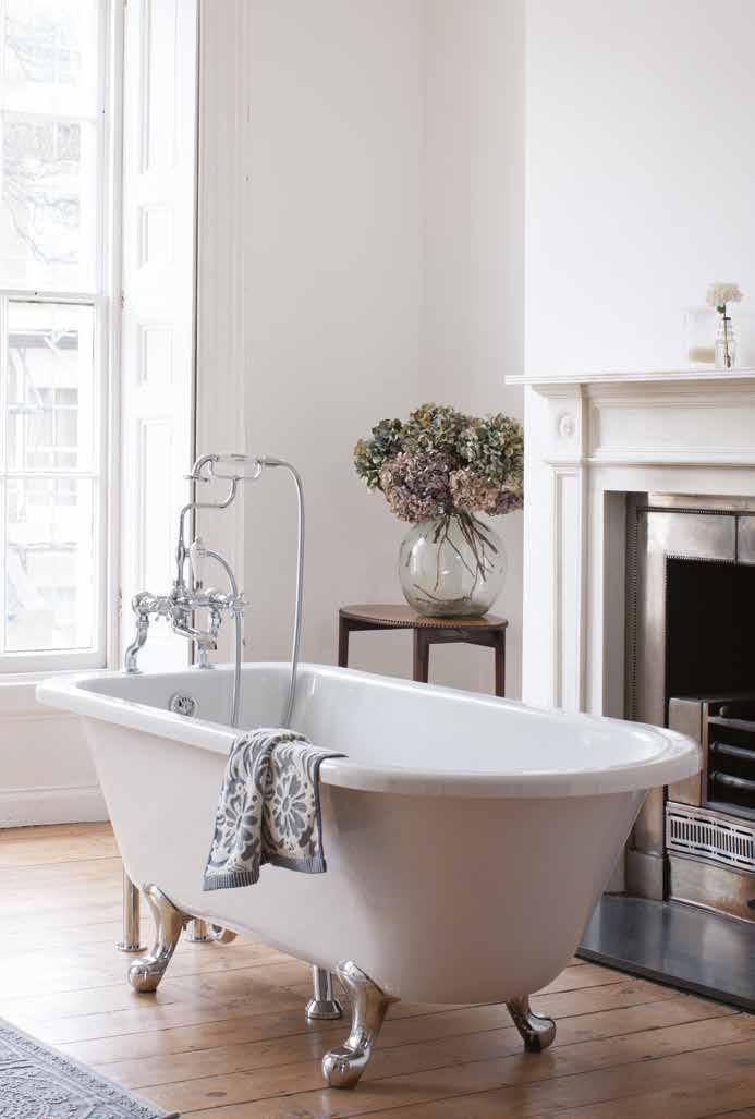 SINGLE ENDED BATHS BLENHEIM An elegant and simple shape providing timeless design and beautiful aesthetic. A classic addition to any traditionally styled bathroom.