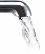 We supply every tap with two Neoperl devices: A flow straighter which is for use with low water pressures and an aerator which is for use with high water pressures, so you can
