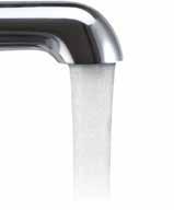 Our taps are designed to deliver the following maximum flows of water, regardless of the incoming water pressure: Basin taps Bath tap Bath shower mixer 13 litres per minute 14