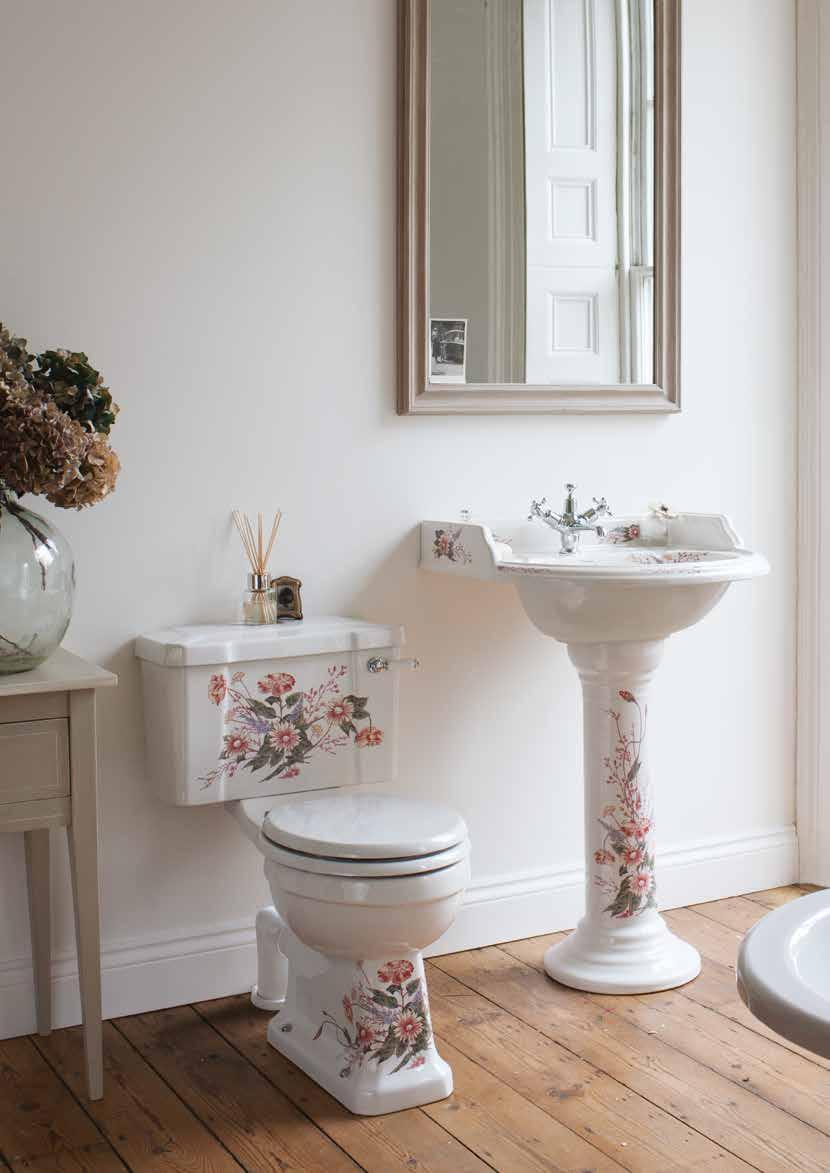 CLASSIC ENGLISH GARDEN BASINS English Garden The English garden range sees the Classic style basins brought to life with delicate floral transfers.