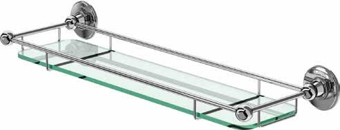 SHELF & RACKS Shelf & Racks Glass Shelf With Railing
