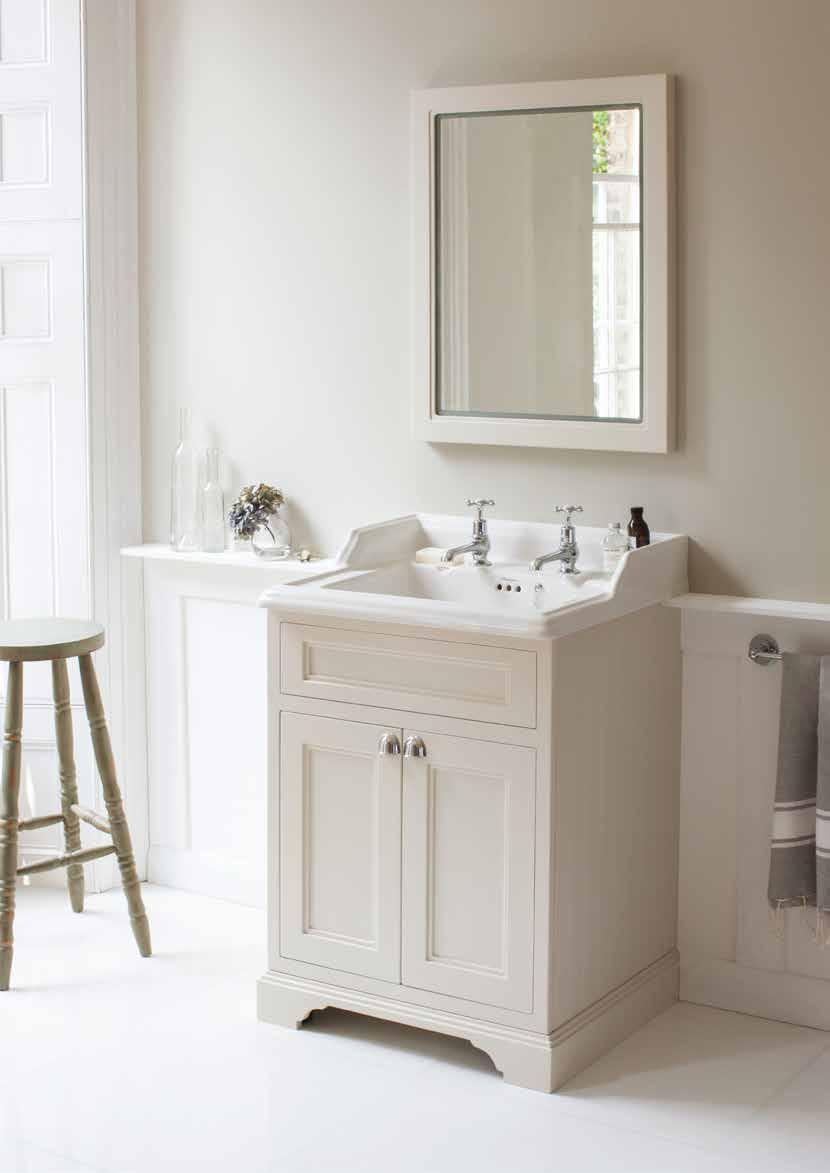 65 Freestanding The 65 free-standing furniture with your choice of basin is the perfect solution for those needing to save space but still require storage solutions for their bathroom.