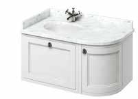 WALL HUNG FURNITURE 134 & 100 Curved Wall Units 134 & 100 CURVED WALL UNITS Complete Vanity Unit Sizes Vanity Unit Codes, Colours & Prices Matt White Sand Olive Complete Unit Type Width Depth Height