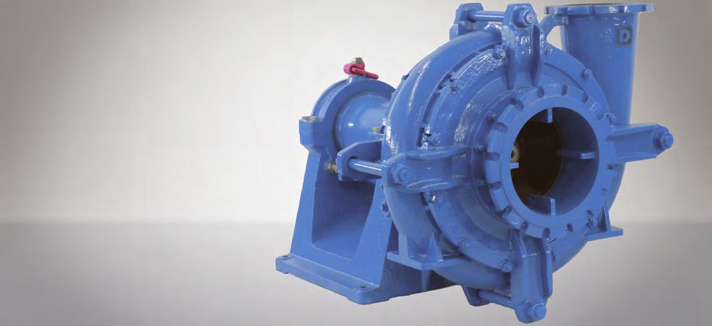 Pump Type WRX Heavy duty pump TYPE WRX Suitable for medium with very high solid content.