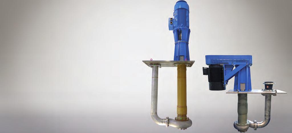 Pump Type WRV Vertical centrifugal pump TYPE WRV Designed to handle slurries.