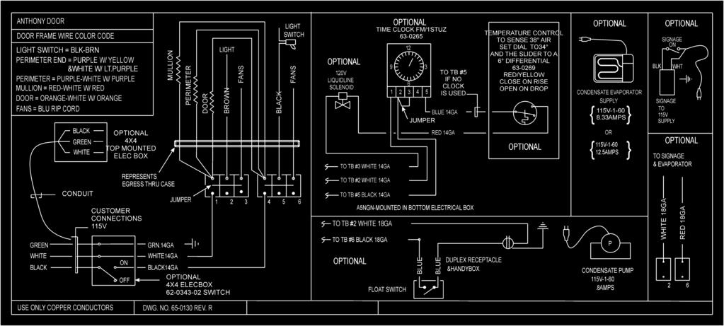 Wiring Diagram Figure 19: Time-off Defrost A5NGN(T), A5NG(T)BB This wiring diagram for A5NGN(T) cooler merchandisers is applicable to both master and satellite cases.