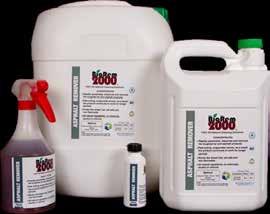 CLEANING AGENTS BIOREM 2000 ASPHALT REMOVER For tough to remove heavy build-up of asphalts. This product works like diesel fuel but safer and legal.