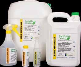 CLEANING AGENTS ODOUR NEUTRALISER Odour Neutraliser effectively neutralises odours caused by smoking, urine, vomit, mildew and cooking odours.