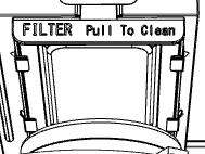 5.2 Cleaning and Inspecting the Air Filter (Indoor Units Only) INSPECTION To maintain optimum performance, periodically inspect the air filter.
