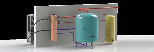 Any other back-up type can be used: - Pulsatoire boiler - electrical element in tank - solar thermal