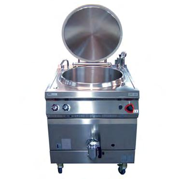 9 BP: Boiling Pan Variable temperature control with simmer and fast boil settings 150L Capacity 3 phase