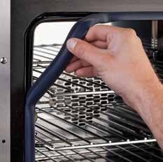 This feature is standard with all Turbofan ovens, as is the venting door design, which allows any heat to further dissipate as it
