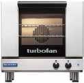 TURBOFAN E22-3 3 TRAY HALF SIZE ELECTRIC CONVECTION OVEN TURBOFAN E23-3 3 TRAY HALF SIZE ELECTRIC CONVECTION OVEN This 110-120V plug-in utility oven is a convection oven in its simplest form and,