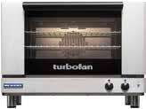 TURBOFAN E27-2 2 TRAY FULL SIZE ELECTRIC CONVECTION OVEN TURBOFAN E27-3 3 TRAY FULL SIZE ELECTRIC CONVECTION OVEN This redesigned version of the E27 is made to provide a fast and even bake in a two