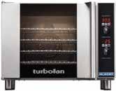 TURBOFAN E31-4 4 TRAY HALF SIZE ELECTRIC CONVECTION OVEN TURBOFAN E32-5 5 TRAY FULL SIZE ELECTRIC CONVECTION OVEN VERSATILE E31 This utility convection oven takes 4 half size sheet pans with 3 1 /8