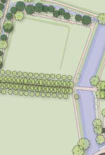 Queen s Road Proposed tree planting The Backs - Landscape Strategy Proposed wilderness planting Existing trees 6 Paddocks Existing trees