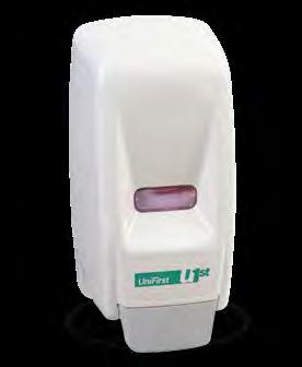 Refills: 1915 800 ml 1985 2000 ml Dispensers: 1908 800 ml 1921 2000 ml GOJO E-2 Foam Sanitizing Soap A one-step foam handwashing and sanitizing soap for the food processing industry.