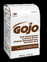 Refills: 1945 1250 ml 1944 2000 ml Dispensers: 1943 1250 ml/manual 1946 2000 ml/manual Skin Conditioner GOJO HAND MEDIC Professional Skin Conditioner Specifically formulated for professional