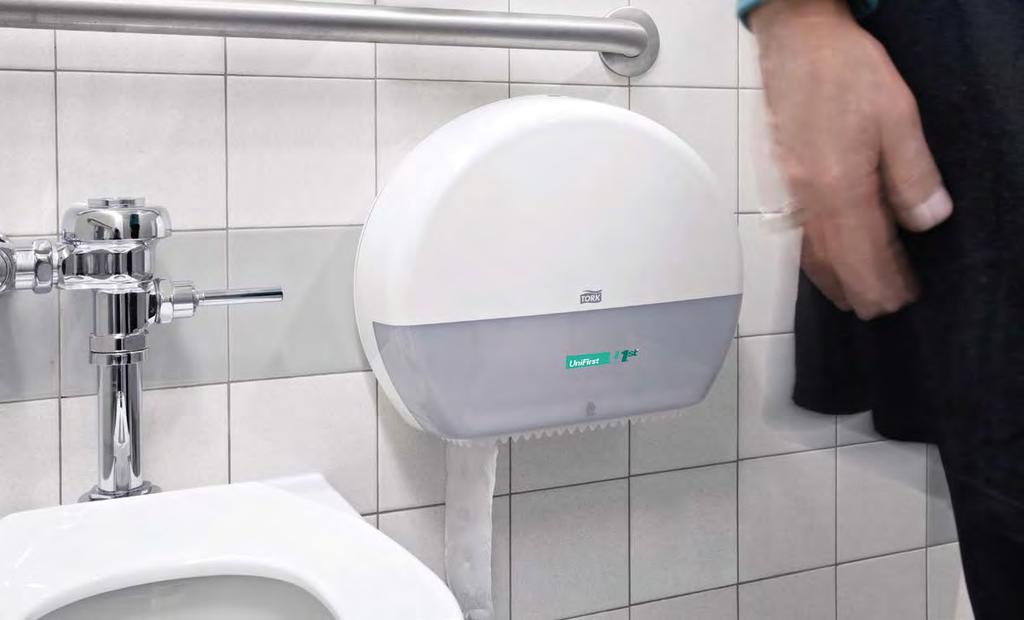 Toilet paper & dispensers Toilet paper products designed to minimize waste and maintenance.