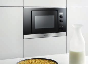The TopControl design allows for a harmonious look when installed in combination with any other Miele appliance from any