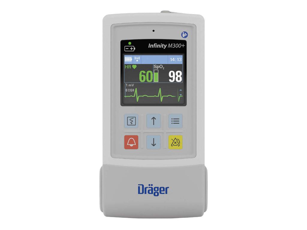 Infinity M300+ Telemetry The Infinity M300+ provides continuous surveillance of telemetry patients using the hospital s existing WiFi network The compact size supports patient mobility while the