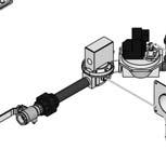03 ROUTING MAY VARY LOW GAS PRESSURE SWITCH HIGH GAS PRESSURE SWITCH DIR #2000538251 00 Figure 4-3A_PB/PF 502-1302 F9 High & Low Gas Pressure Switches The combination gas valve on this appliance uses