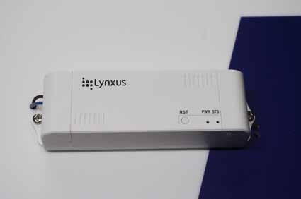 LYNXUS WIRELESS AREA CONTROLLER AND TABLET KEY DATA Number of Interfaces 80 Max Through the use of the Lynxus hub, tablet and app you can control, schedule and automate the