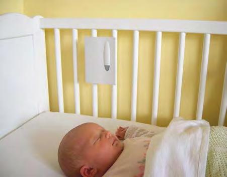 When used as a baby alarm or sound monitor, trigger delays and the sensitivity control are used to find the optimum setting.