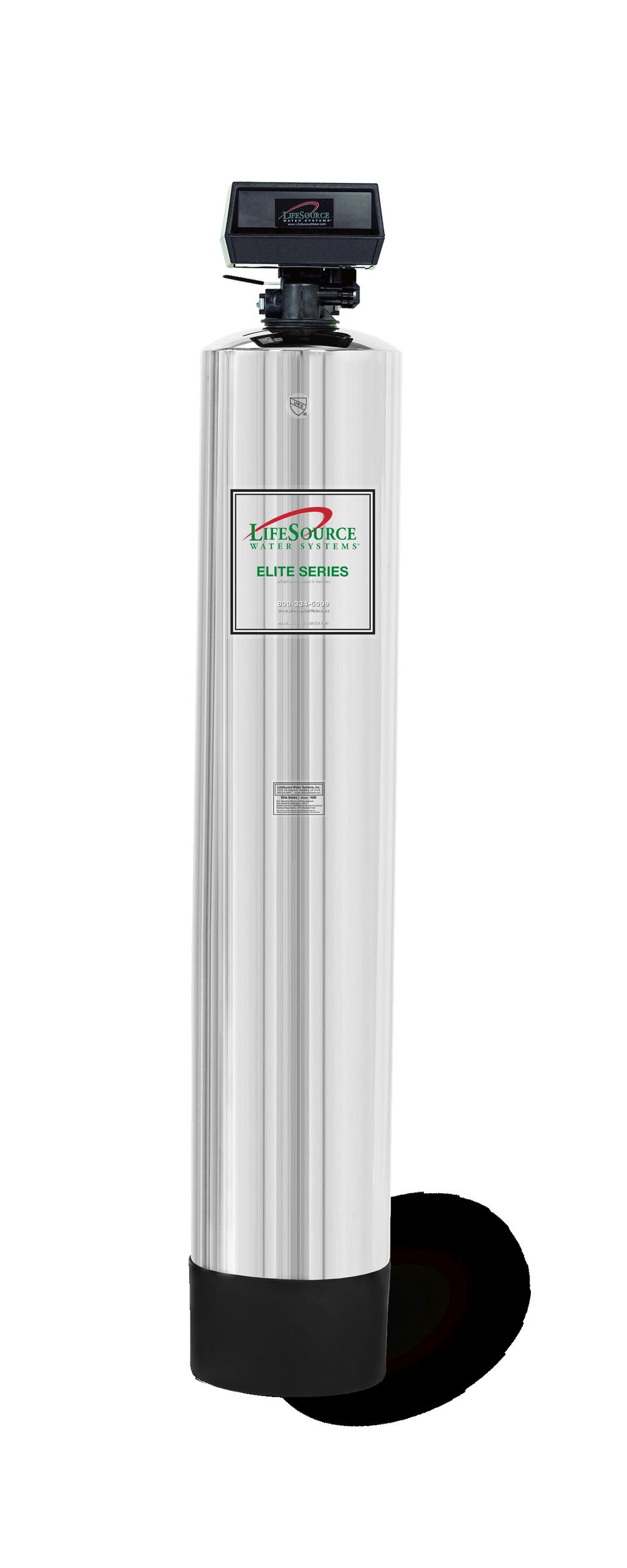 Equipment Specifications 1620 S For - 1 And 1620 E For 1 Water Mains Water Filter Specifications The Elite 1620 S & E water filtration system is a no maintenance, whole house water filtration system.