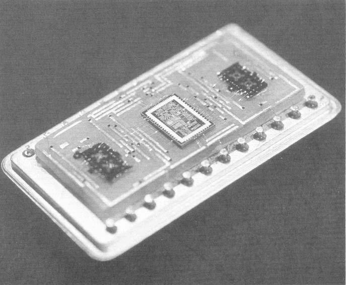 Integrated Sensors: Gas detectors photograph of a multi-chip hybrid gas analysis module S. M.