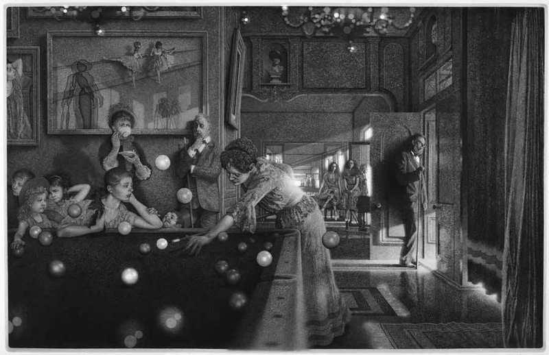 Peter Milton. Mary's Turn. 1994. Etching and engraving. 18 x 28 inches (http://www.