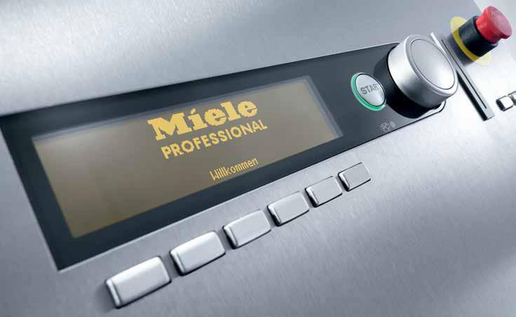 Profitronic M controls PW 811, PW 814, PW 818 Freely programmable PROFITRONIC M controls Freely programmable Profitronic M controls are a product of Miele's own electronics production plant and were