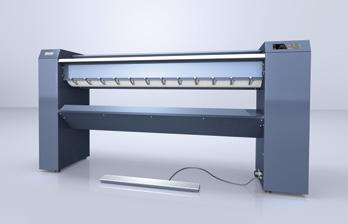 Flatwork ironers from PM 12 range PM 1217 Flatwork ironers PM 1217 Roller diameter [mm] 250 Roller width [mm] 1660 Flatwork ironer Aluminium Heating type EL Electrical connection 3N AC 400 V, 50 Hz