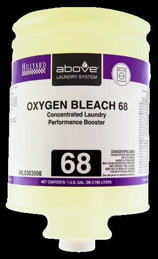 Oxygen Bleach 68 68 Concentrated Laundry Performance Booster, Color Safe HIL0303006 Chlorine Bleach 56 56 Liquid Chlorine Laundry Bleach HIL0352006 Sour, Softeners, Sanitizer Safety No.