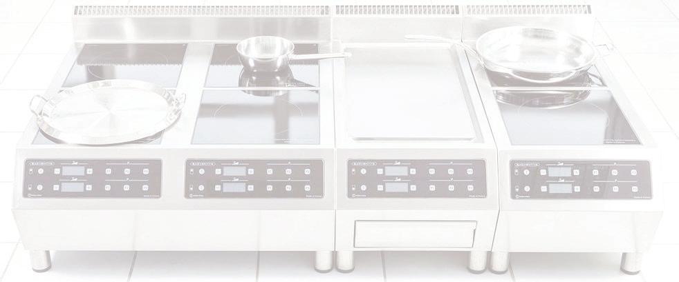 Three Phase - Induction Two Zone Hob MO2I Four Zone Hob MO4I Two Zone Plancha / Griddle MOP2 3 Phase Twin Pan Use Fully Programmable s Fully Integrated Upstand Each Zone 4 or 6 kw 3 Phase Quad Pan