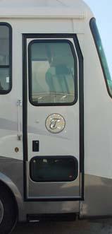 WINDOWS, AWNINGS, VENTS, & DOORS Doors Caution Always secure the dead bolt lock while the motor home is in motion to prevent accidental opening of the entrance door.