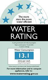 Water Efficiency WELS : Water Efficiency Labeling Scheme Consumer guidance with product rating and