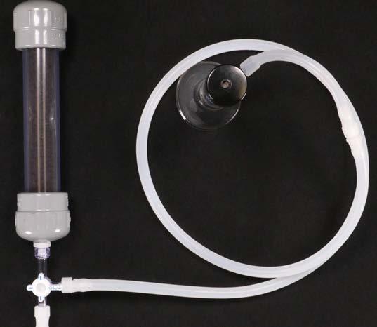 2. Attach the ozone cupping funnel (L) to the end of tubing set (D). 3.