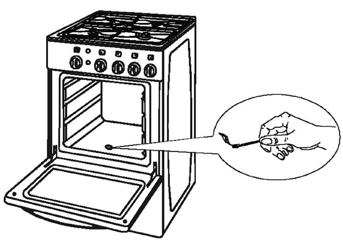 In the event of the burner flames being accidentally extinguished, turn off the burner control and do not attempt to reignite the burner for at least one minute.