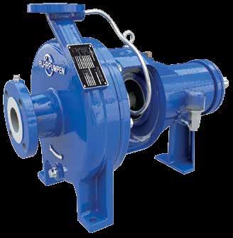 IPP Horizontal Process Pump OVERHUNG PUMPS Horizontal overhung single stage Foot mounted End suction configuration Radially split Flanged connections Fully opened impeller, provides hydraulic balance