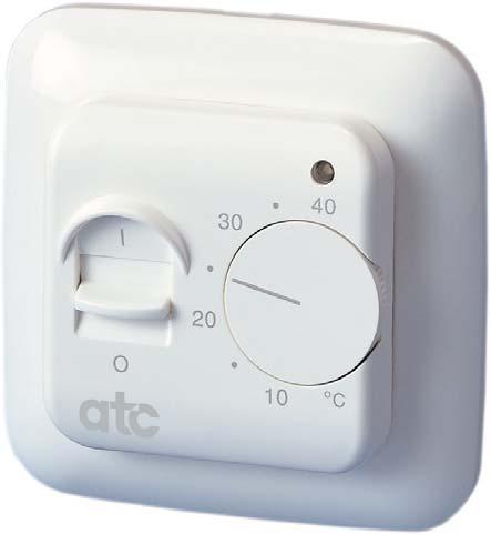 ELECTRIC UNDERFLOOR HEATING Controls for Underfloor Heating ELECTRONIC THERMOSTAT OTN 1991H11 The OTN electronic thermostat provides on / off control up to 3600W, 16A.