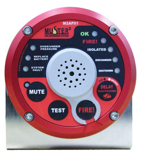 In an LOP system the Alarm Panel cannot activate the system and so the manual FIRE!