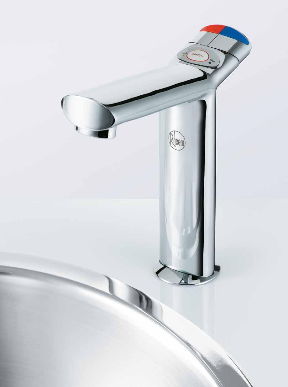 Chilled Filtered Boiling A flexible solution for every application The modular Rheem on-tap series provides a beautifully efficient solution, regardless of your needs and application.