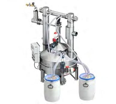 Product overview Lipatomat-VA grease separator for partial disposal made of stainless steel for free standing installation ACO Product advantages Compact footprint dimensions for small applications