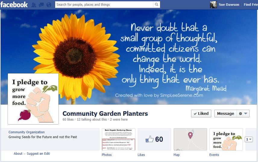 Facebook Community Garden